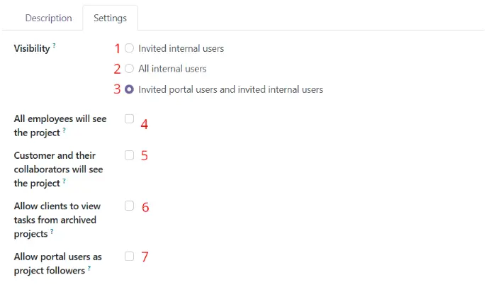 Project Visibility Screenshot