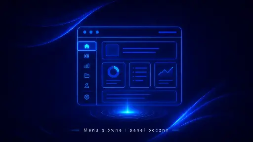 Menu główne i panel boczny